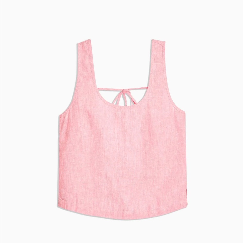Onia Linen Open Back Tank